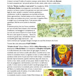 Proposte di lettura estive 0/6 anni 2026